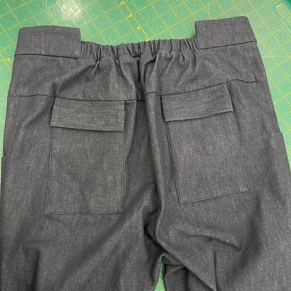 RARE UNISEX Rad Hourani black jogger jeans size 2 (M) - Picture 9 of 13